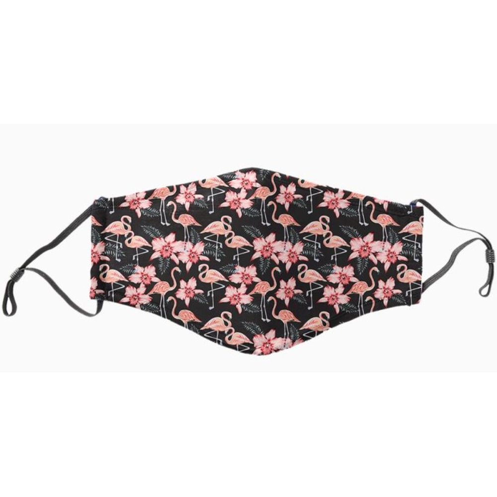 Night Flamingos Face Mask